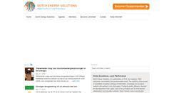 Desktop Screenshot of dutch-energysolutions.nl