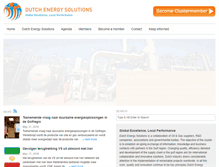 Tablet Screenshot of dutch-energysolutions.nl